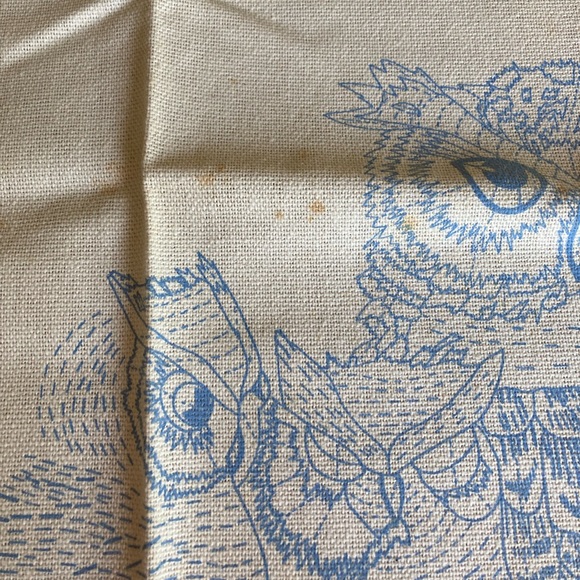 Vintage 1978 crewel kit complete never used with Owl family - Picture 7 of 8